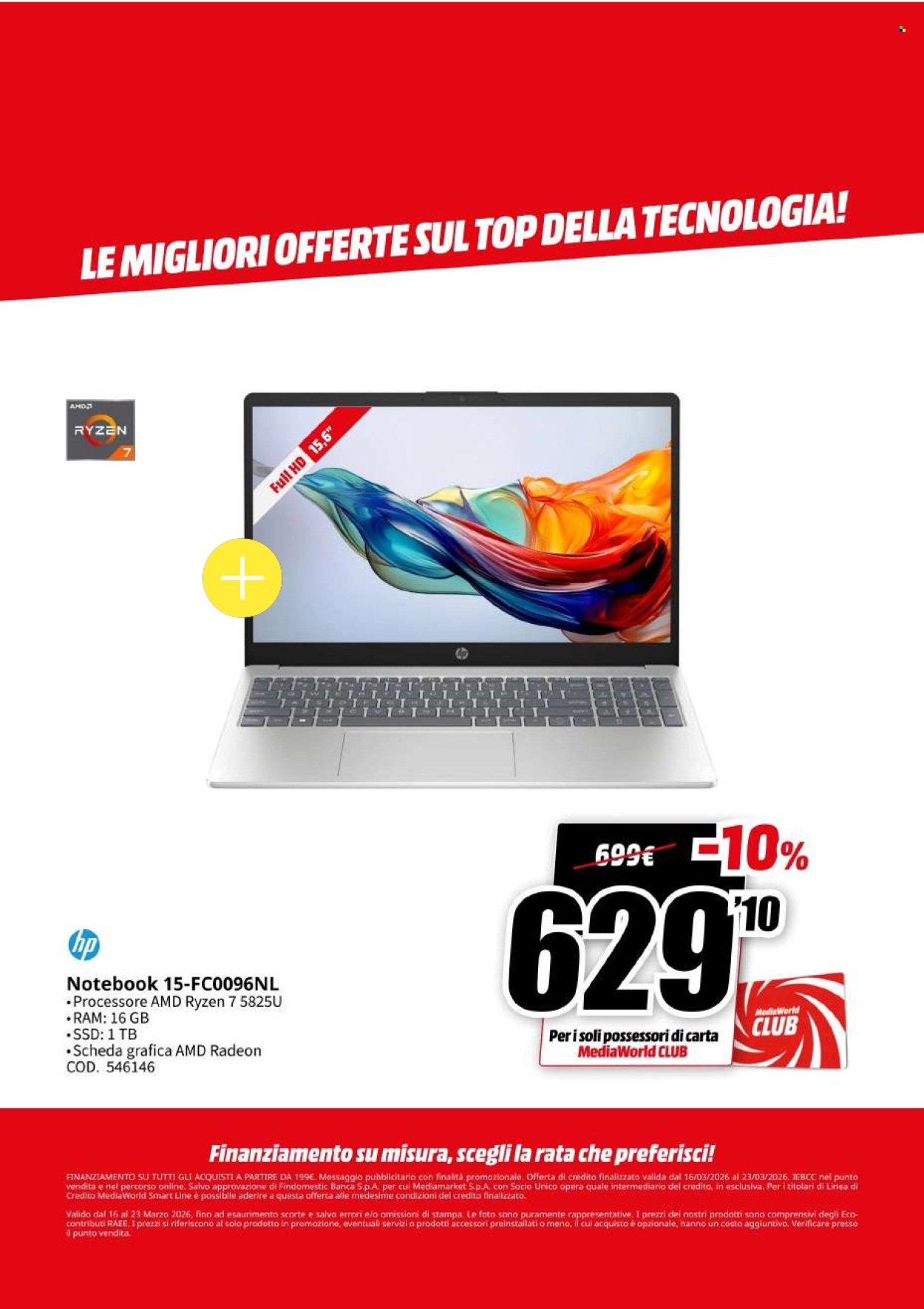 Volantino MEDIAWORLD - Megasconti (2026-03-16 - 2026-03-23)