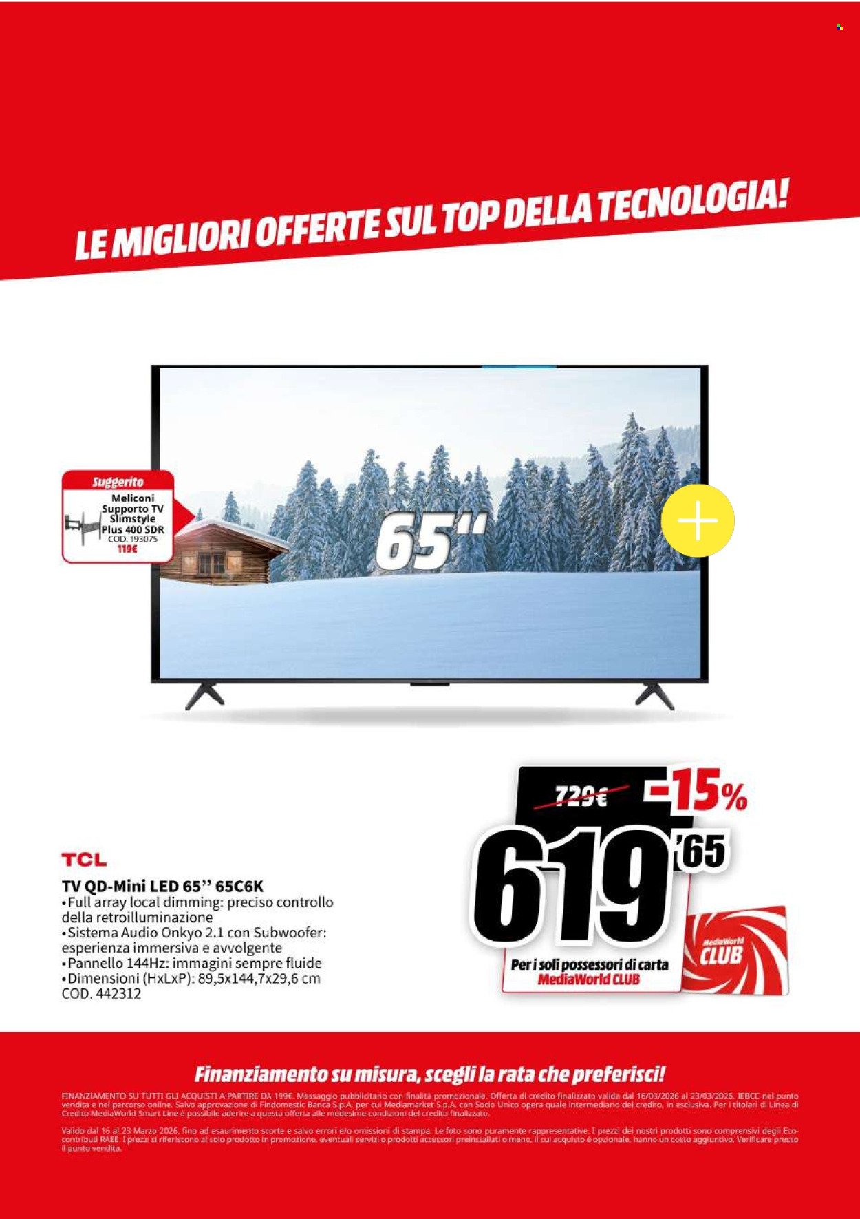 Volantino MEDIAWORLD - Megasconti (2026-03-16 - 2026-03-23)