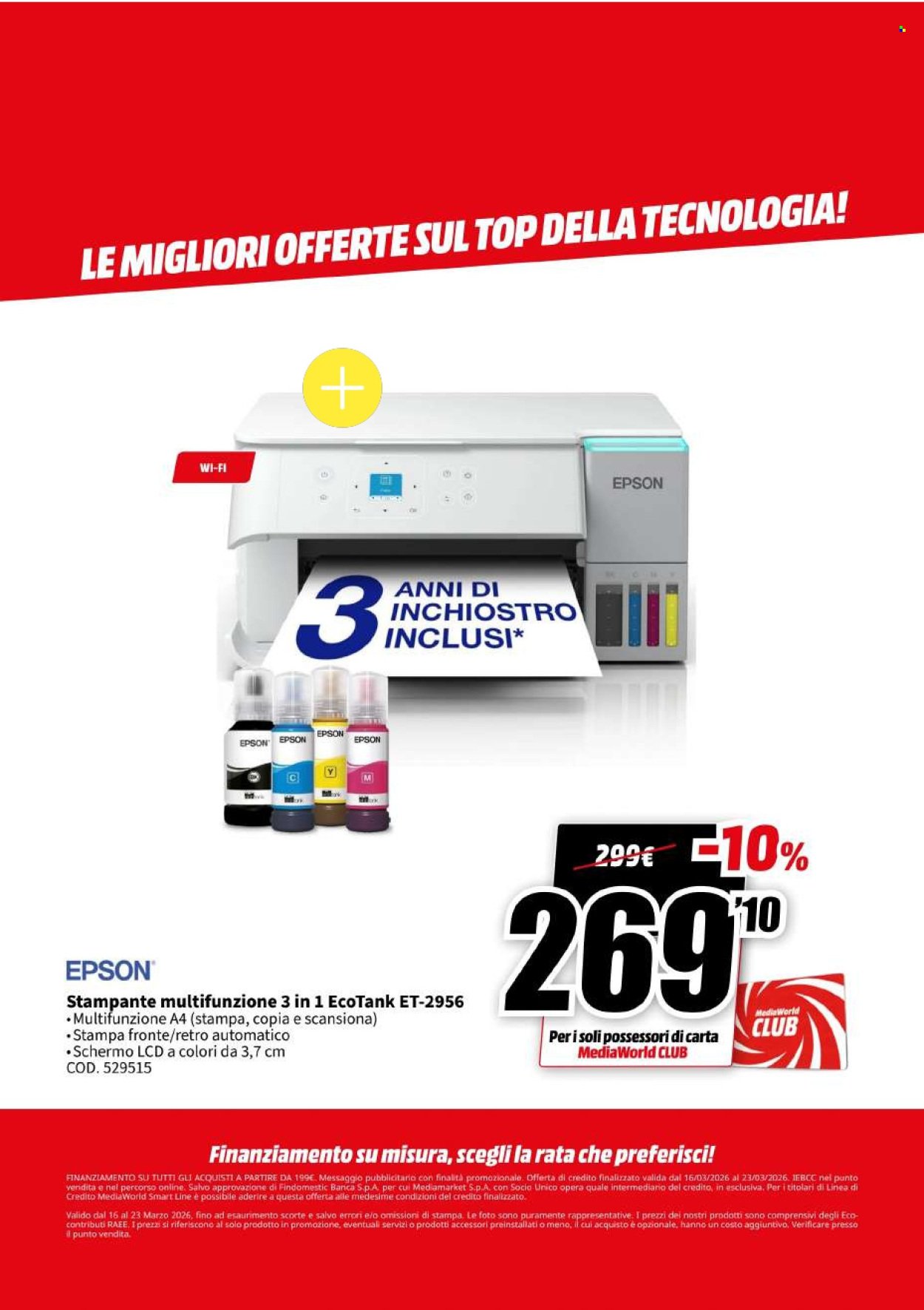 Volantino MEDIAWORLD - Megasconti (2026-03-16 - 2026-03-23)