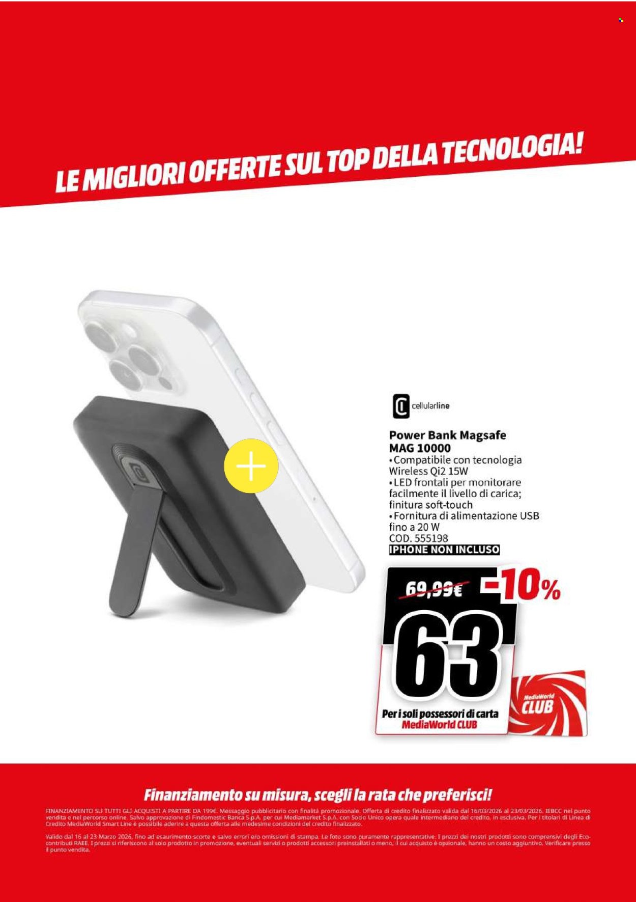 Volantino MEDIAWORLD - Megasconti (2026-03-16 - 2026-03-23)