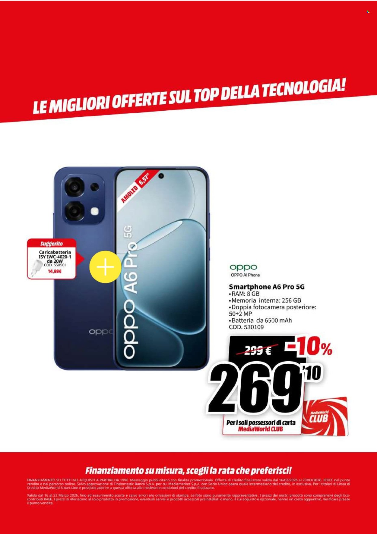 Volantino MEDIAWORLD - Megasconti (2026-03-16 - 2026-03-23)