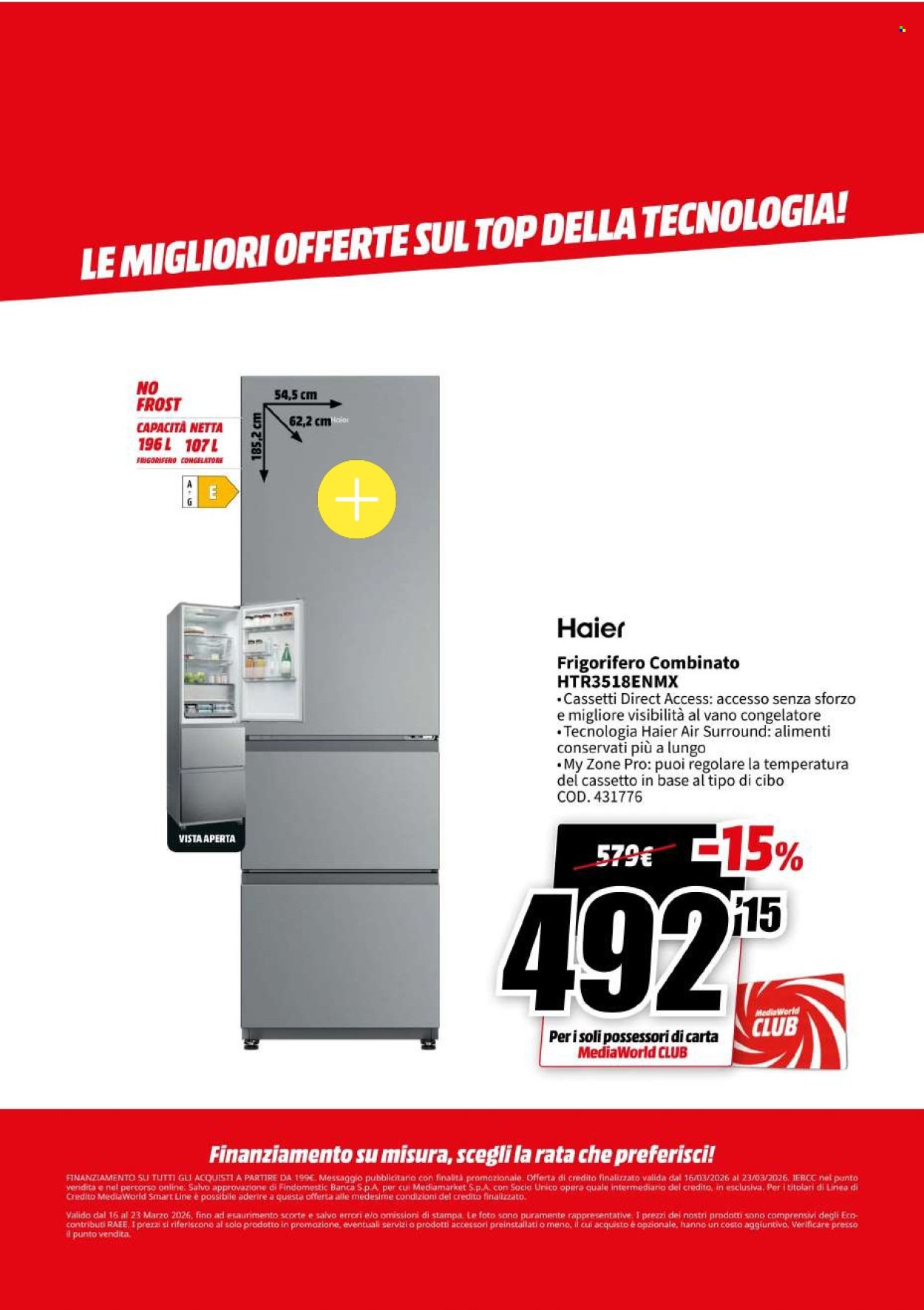 Volantino MEDIAWORLD - Megasconti (2026-03-16 - 2026-03-23)