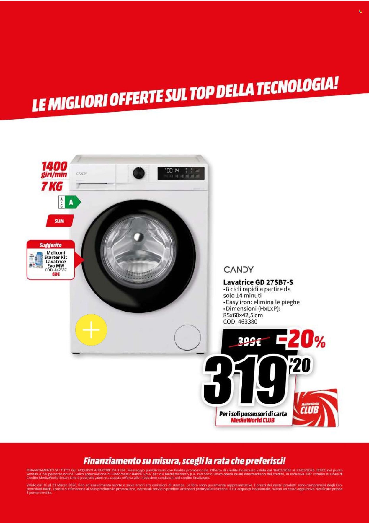 Volantino MEDIAWORLD - Megasconti (2026-03-16 - 2026-03-23)