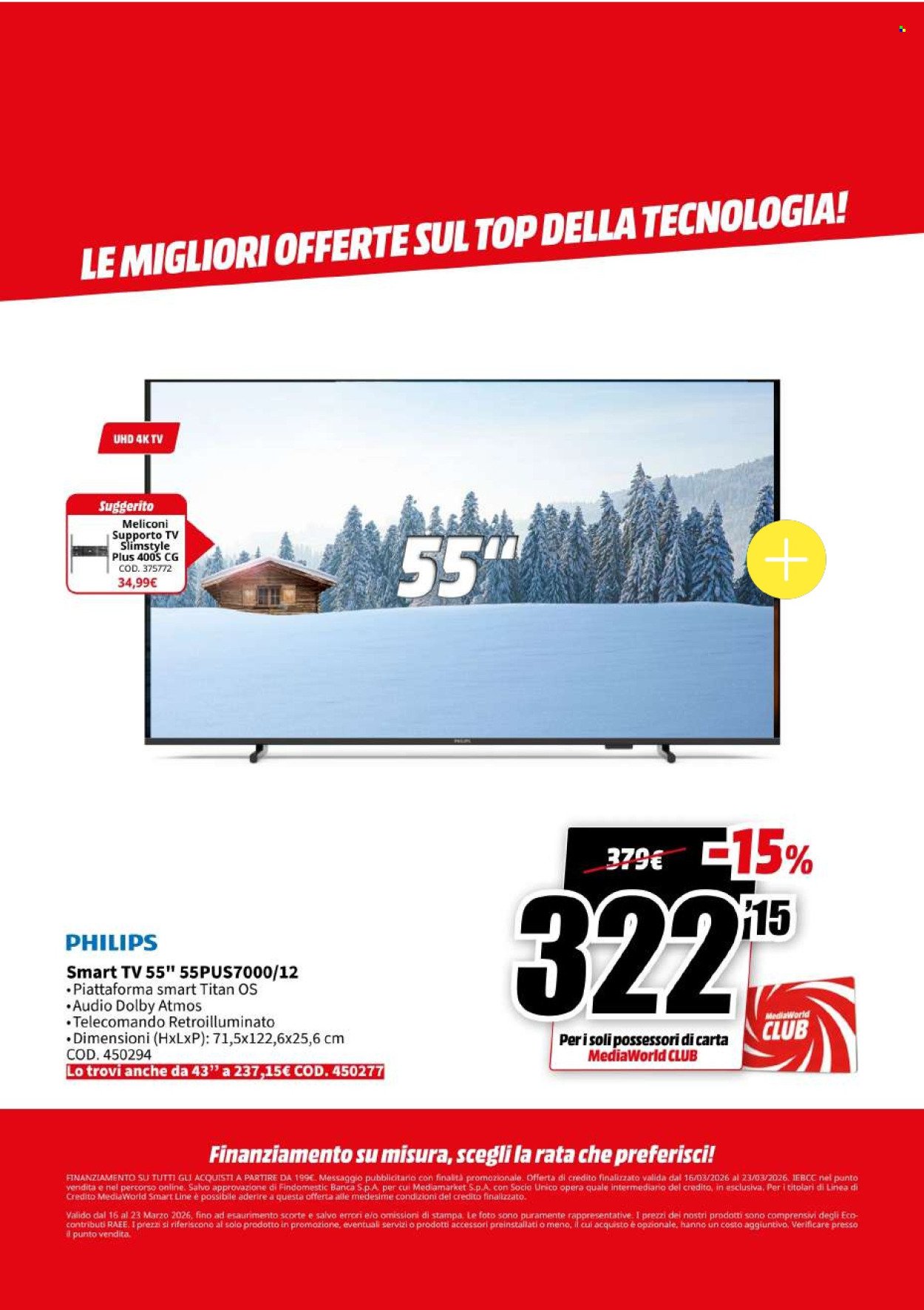 Volantino MEDIAWORLD - Megasconti (2026-03-16 - 2026-03-23)