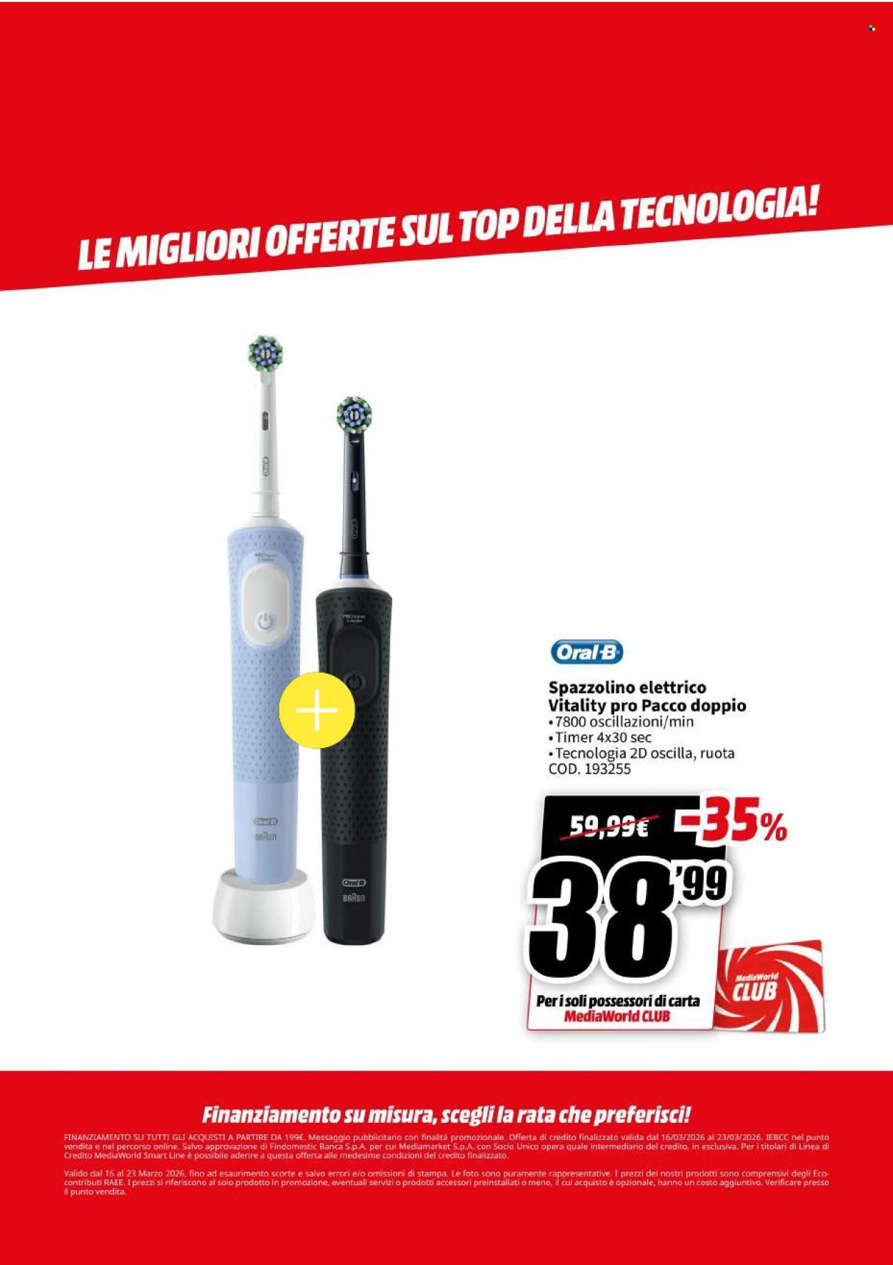 Volantino MEDIAWORLD - Megasconti (2026-03-16 - 2026-03-23)