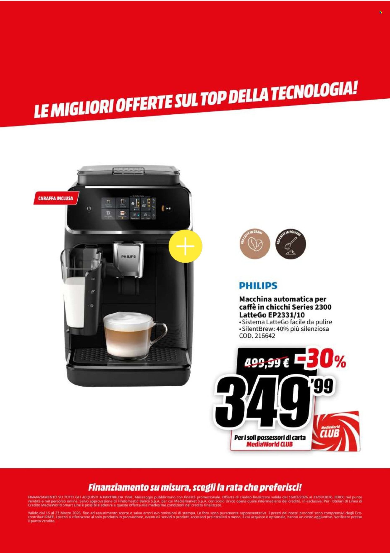 Volantino MEDIAWORLD - Megasconti (2026-03-16 - 2026-03-23)