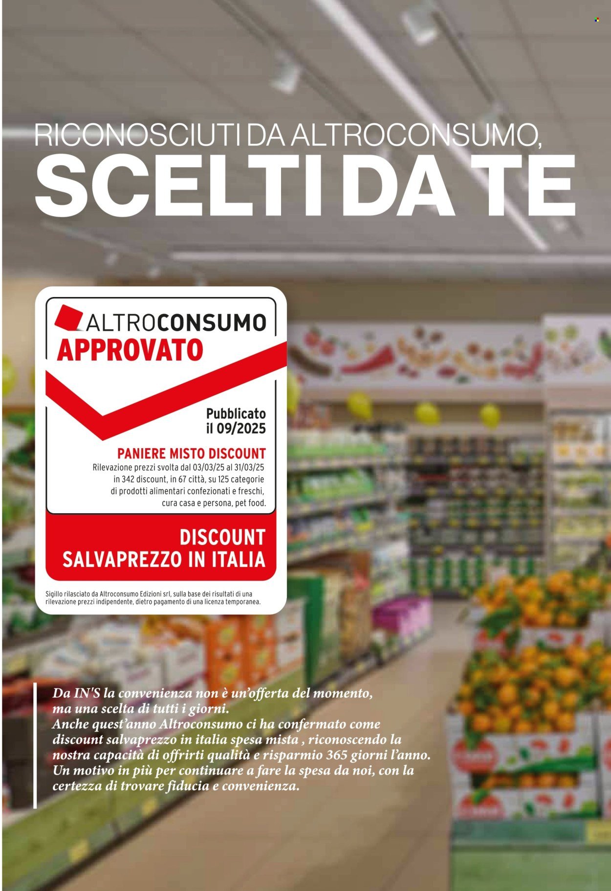 Volantino IN'S MERCATO - Da mercoledì 24 settembre 2025 (2025-09-24 - 2025-10-05)