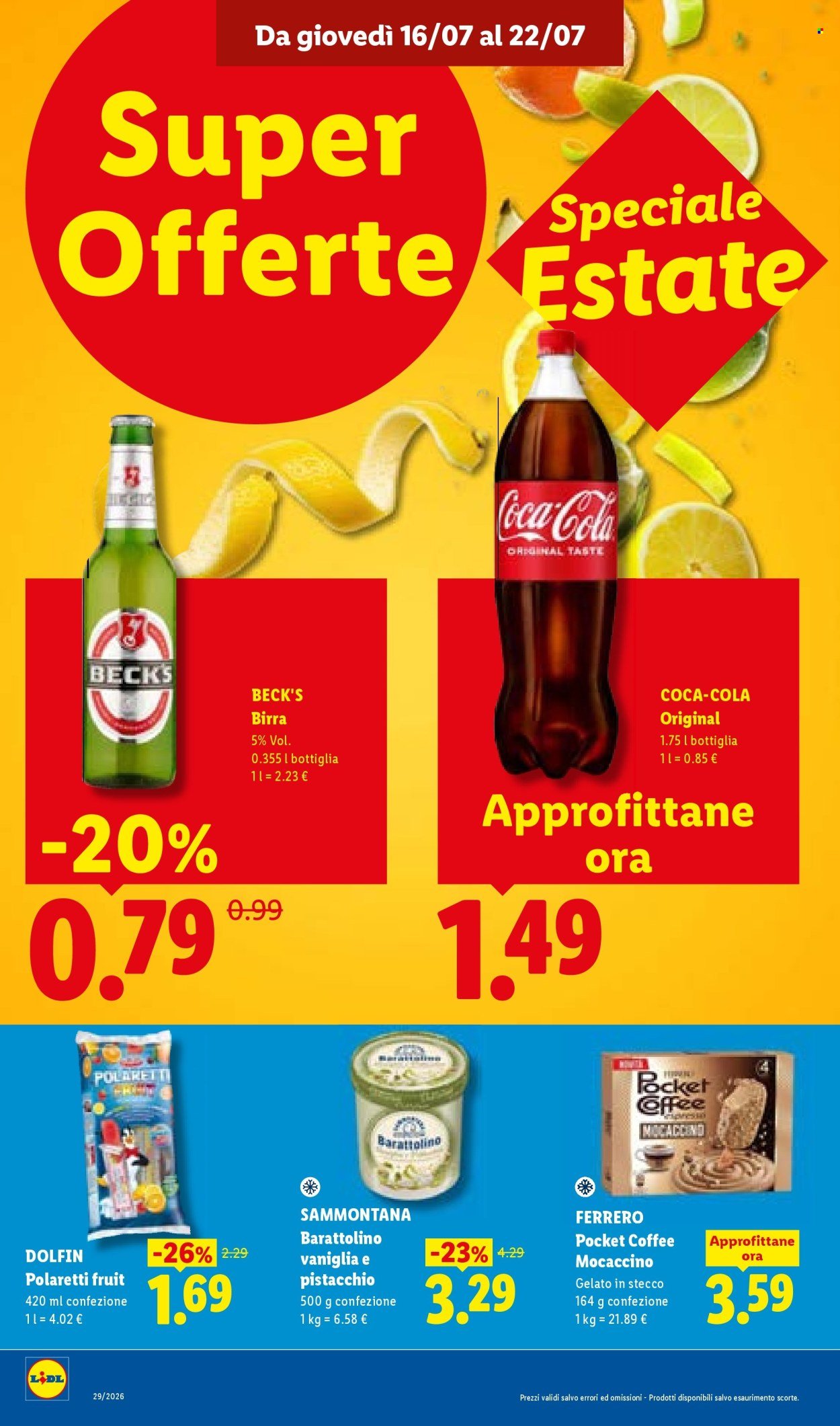 Volantino LIDL - L'estate del risparmio