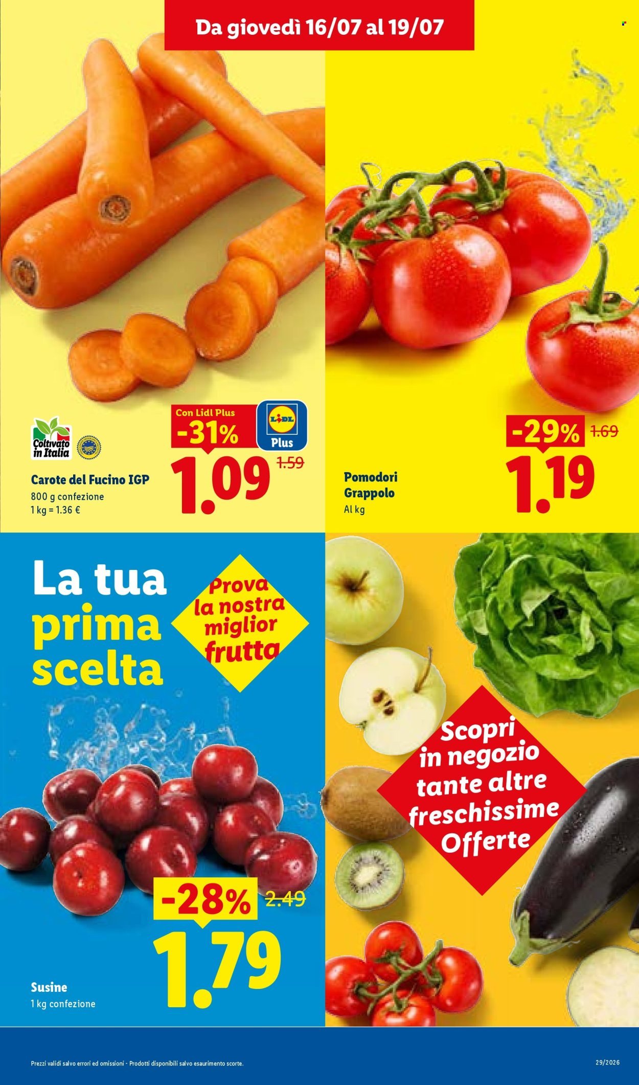 Volantino LIDL - L'estate del risparmio