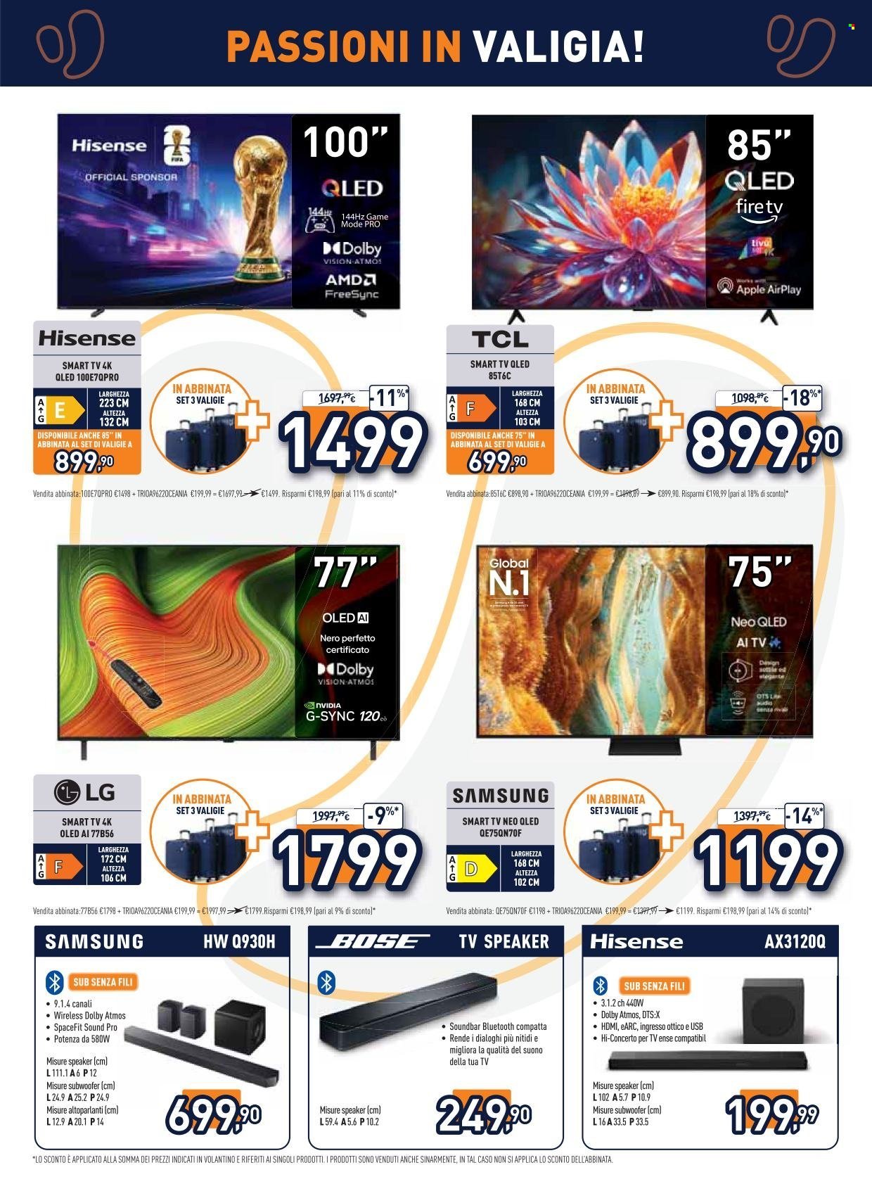 Volantino UNIEURO - Passioni in valigia