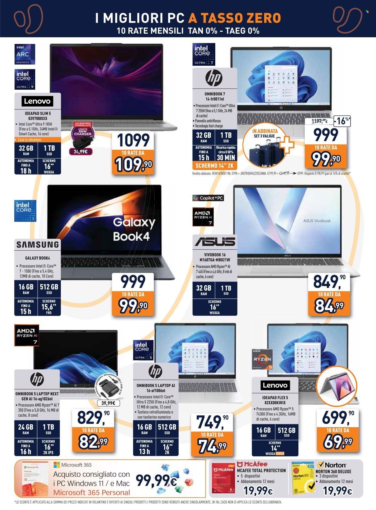 Volantino UNIEURO - Passioni in valigia