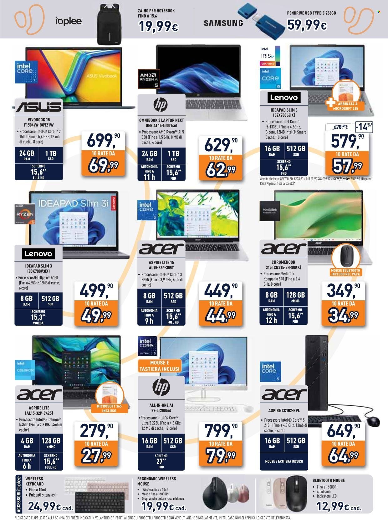 Volantino UNIEURO - Passioni in valigia