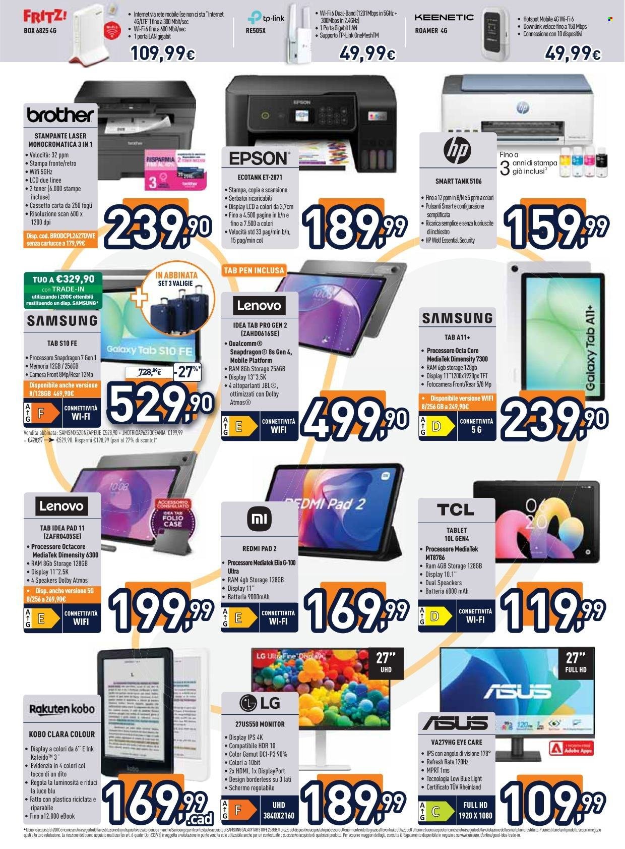 Volantino UNIEURO - Passioni in valigia