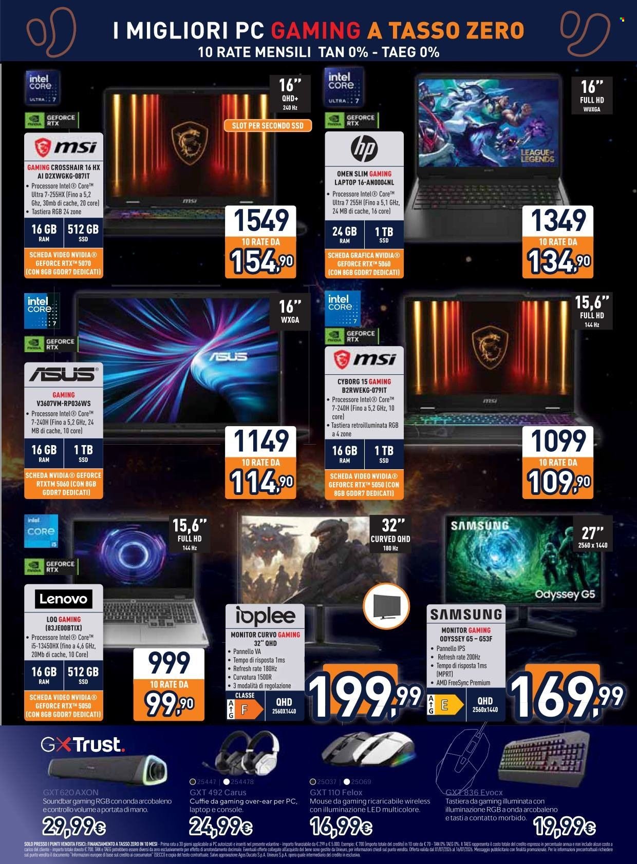Volantino UNIEURO - Passioni in valigia
