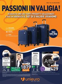 Volantino UNIEURO - Passioni in valigia