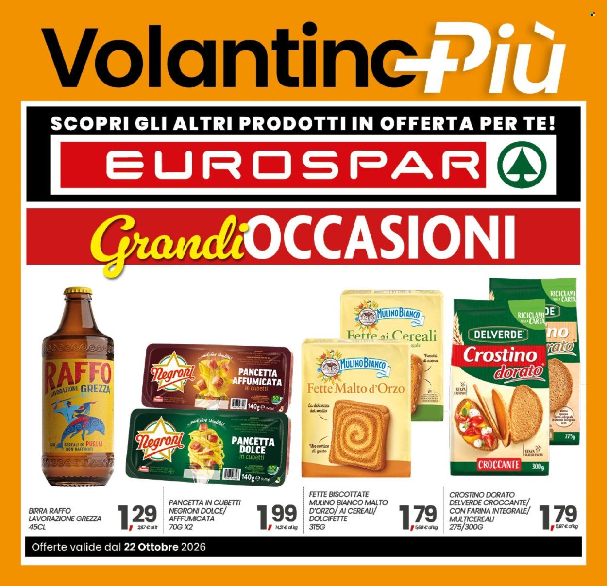 Volantino EUROSPAR - Da giovedì 22 2026