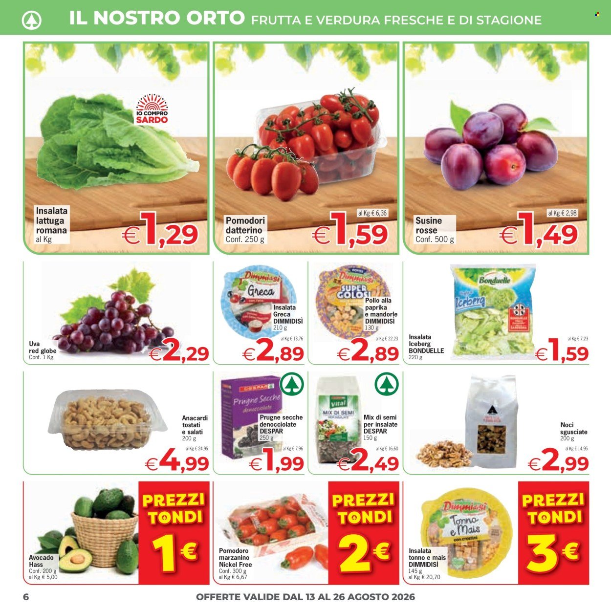 Volantino DESPAR - Offerte di Ferraosto