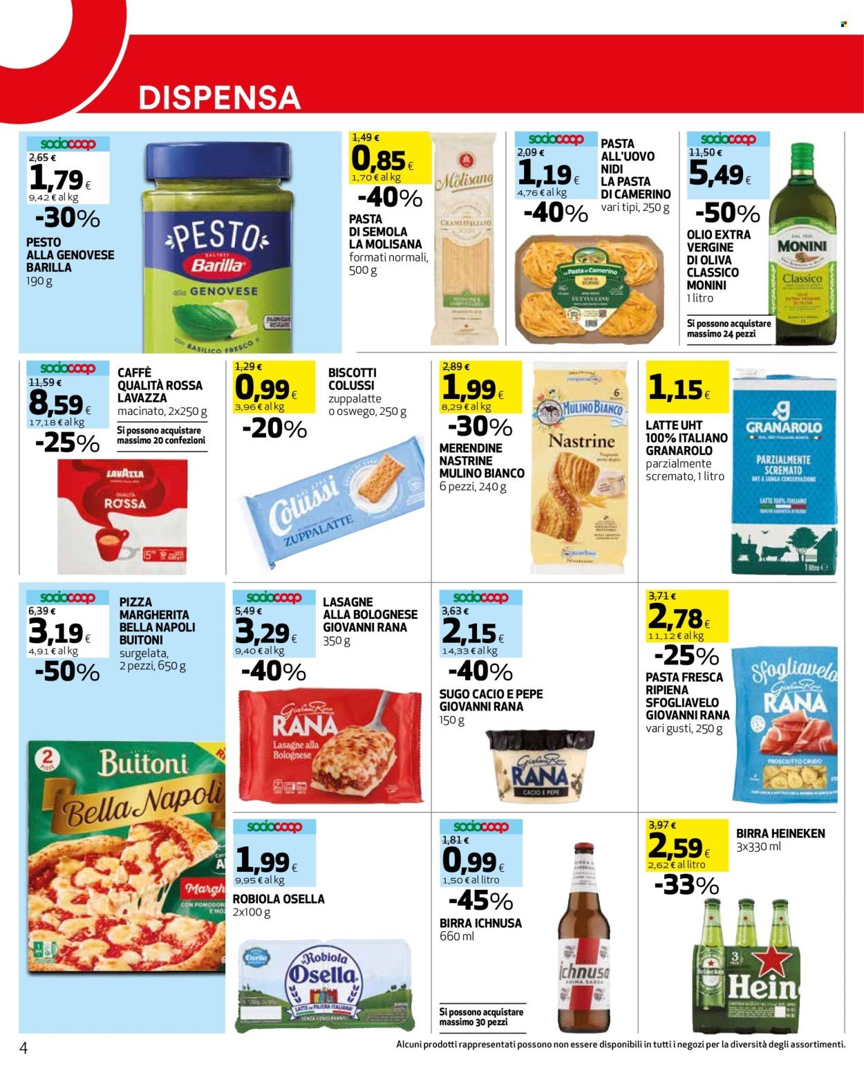 Volantino COOP - Prezzi ribassati soci