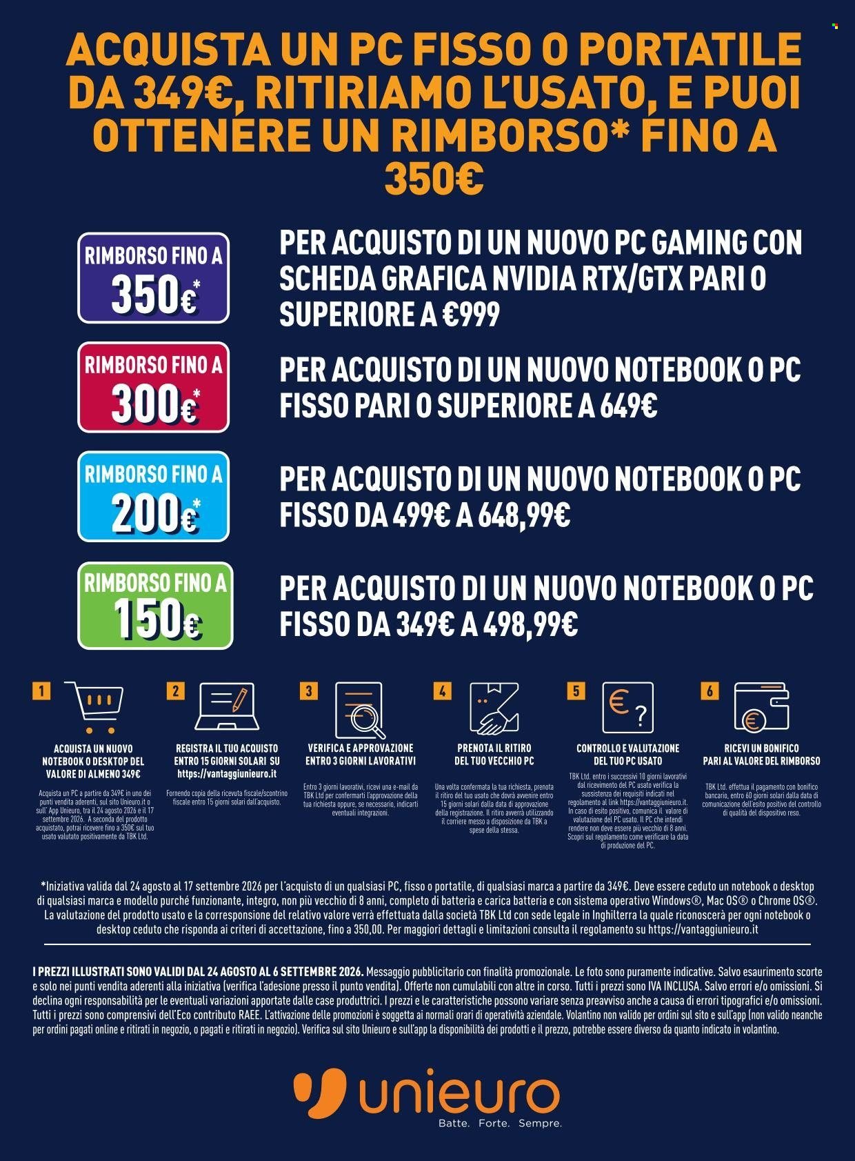 Volantino UNIEURO - Speciale Acer