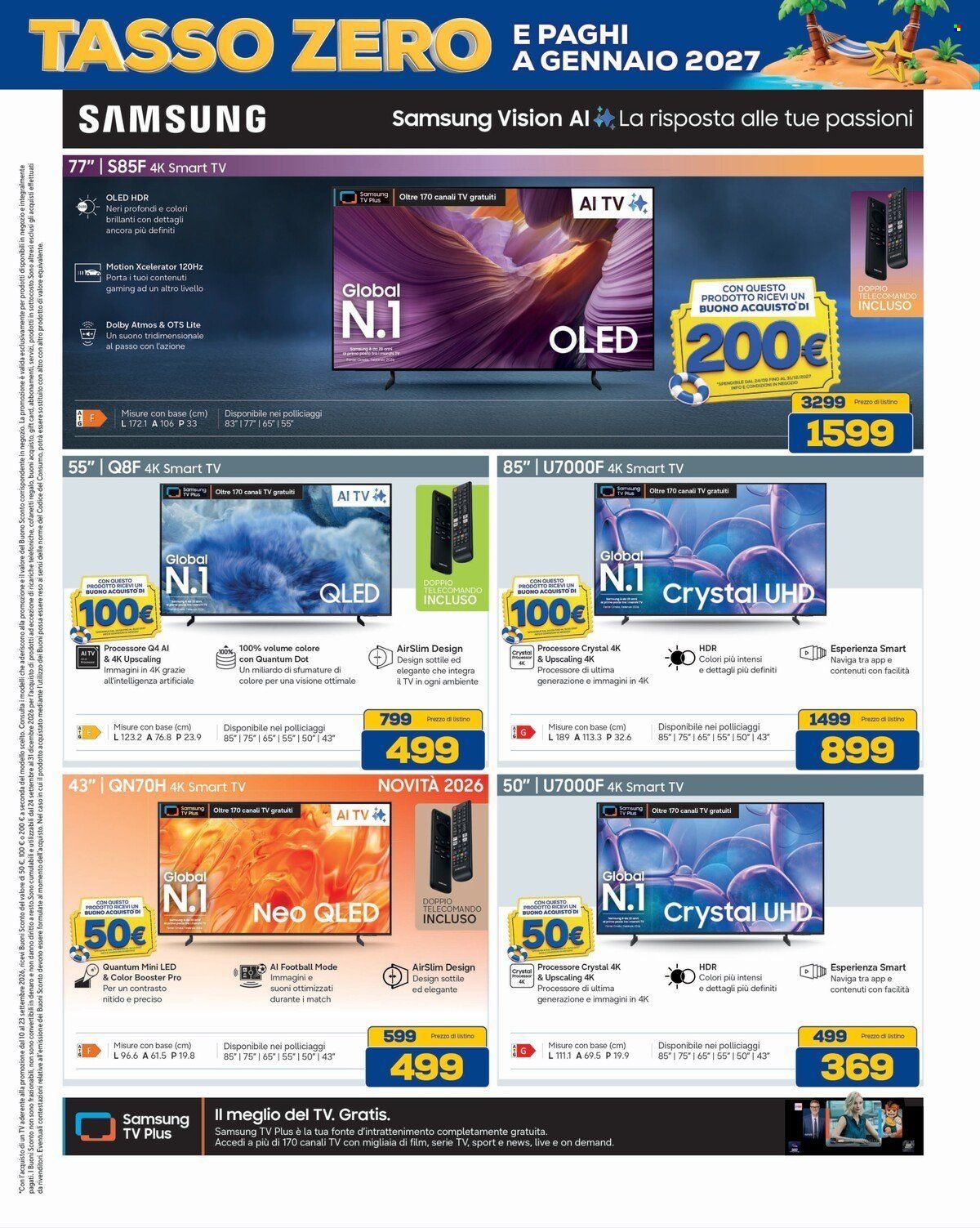 Volantino EURONICS - PER QUEST'ANNO NON PAGARE