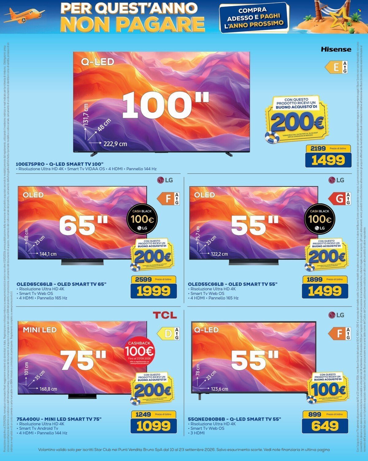 Volantino EURONICS - PER QUEST'ANNO NON PAGARE