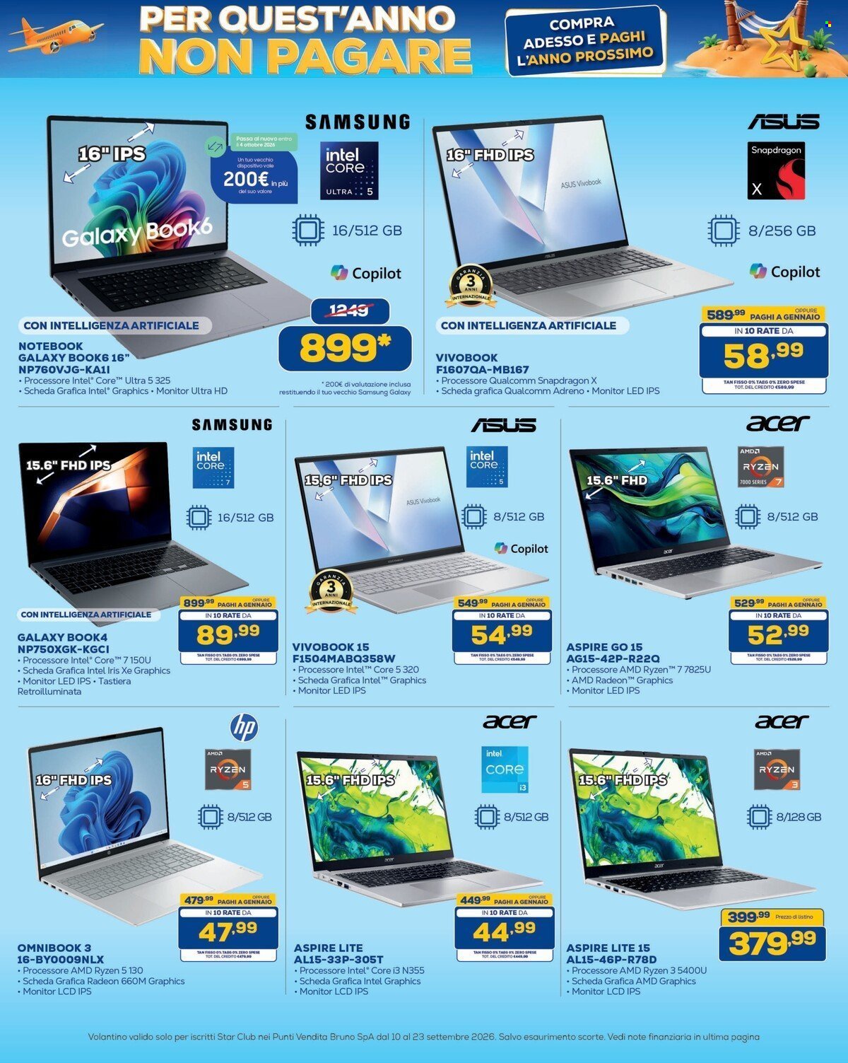 Volantino EURONICS - PER QUEST'ANNO NON PAGARE