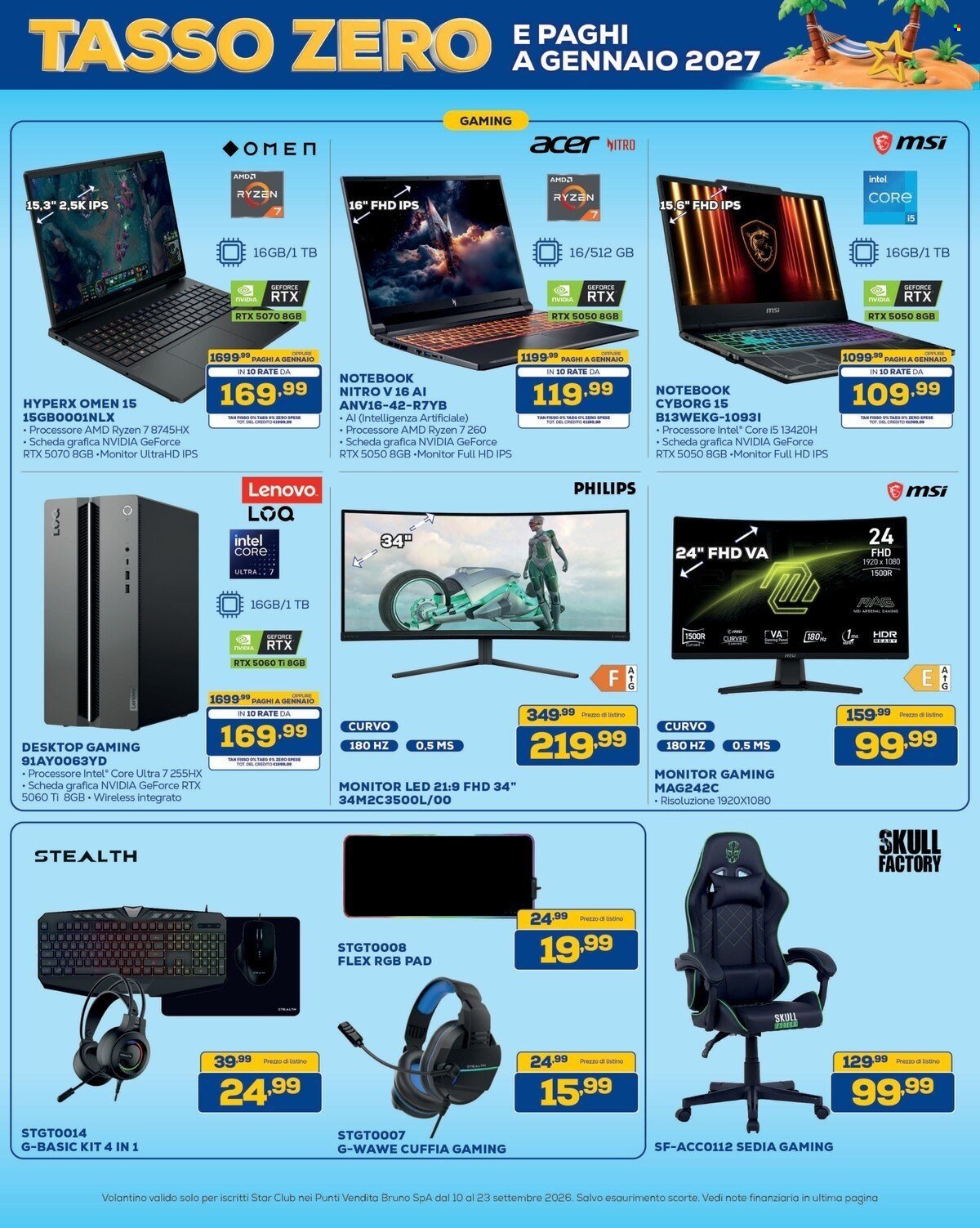 Volantino EURONICS - PER QUEST'ANNO NON PAGARE