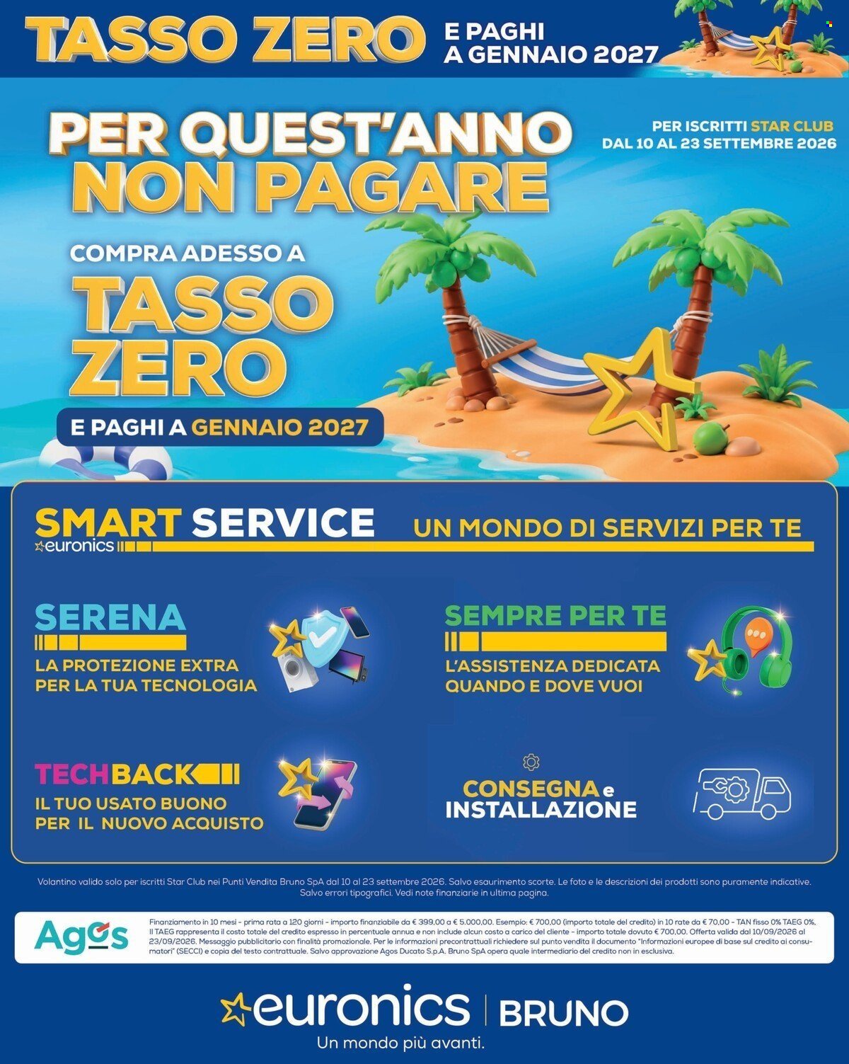 Volantino EURONICS - PER QUEST'ANNO NON PAGARE
