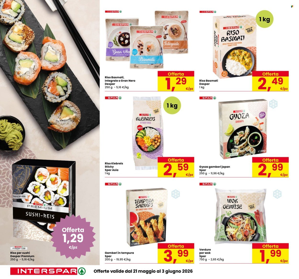 Volantino INTERSPAR - Lasciati sorprendere dai sapori asiatici (2026-05-21 - 2026-06-03)