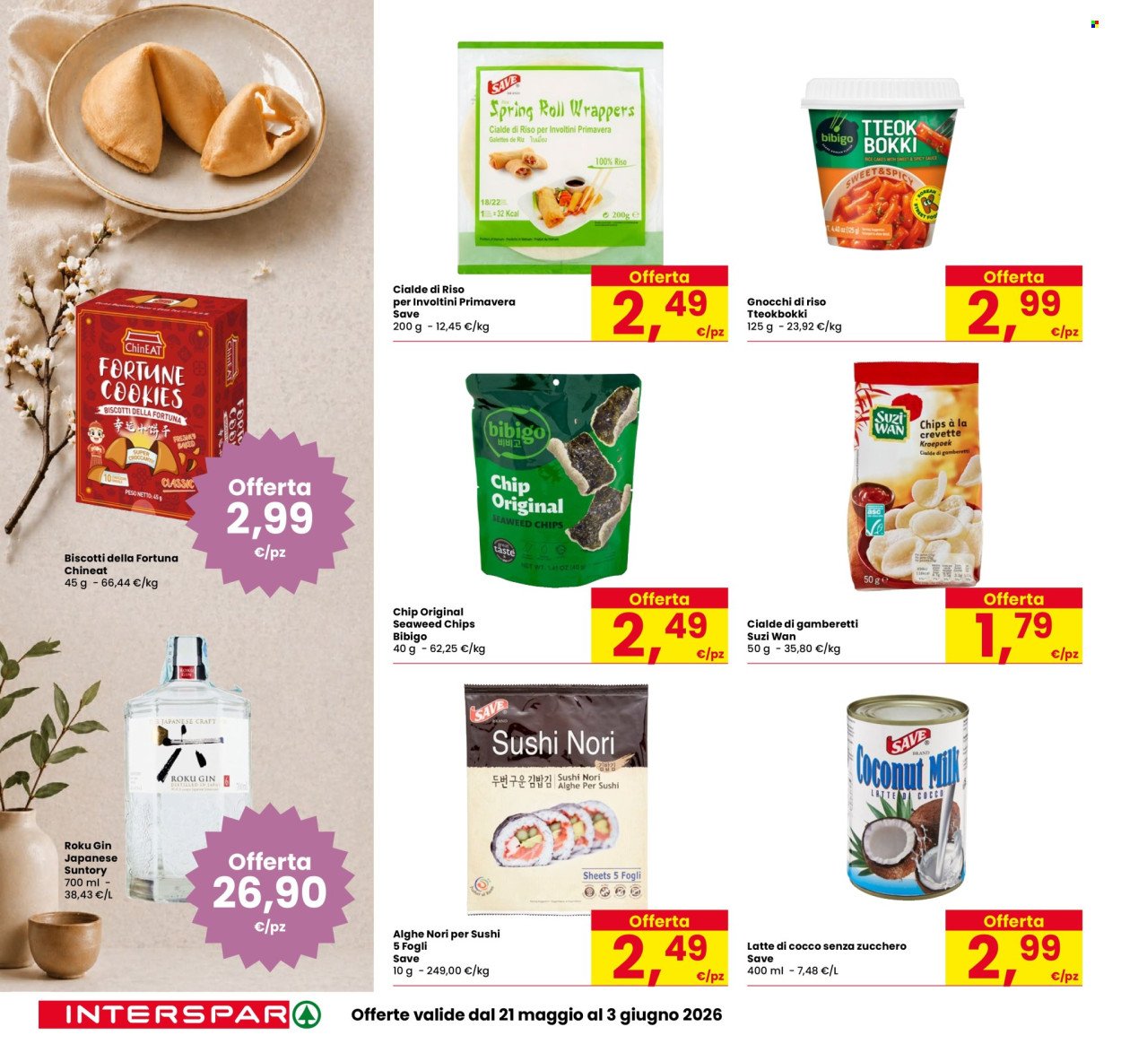 Volantino INTERSPAR - Lasciati sorprendere dai sapori asiatici (2026-05-21 - 2026-06-03)