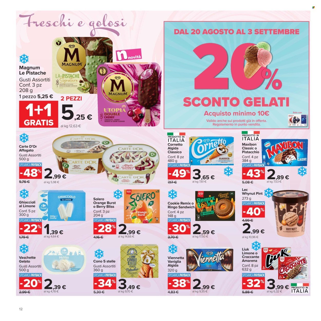 Volantino CARREFOUR - Da giovedì 20 agosto 2026