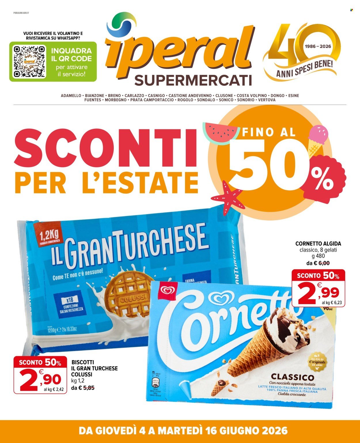 Volantino IPERAL - Sconti 50% per l'estate