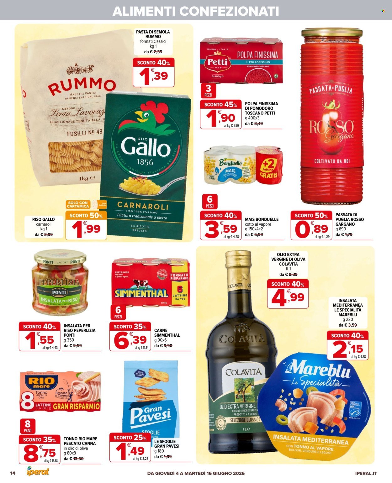 Volantino IPERAL - Sconti 50% per l'estate
