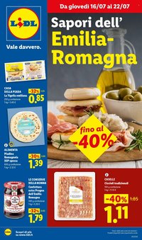 Volantino LIDL - Sapori dell'Emilia Romagna