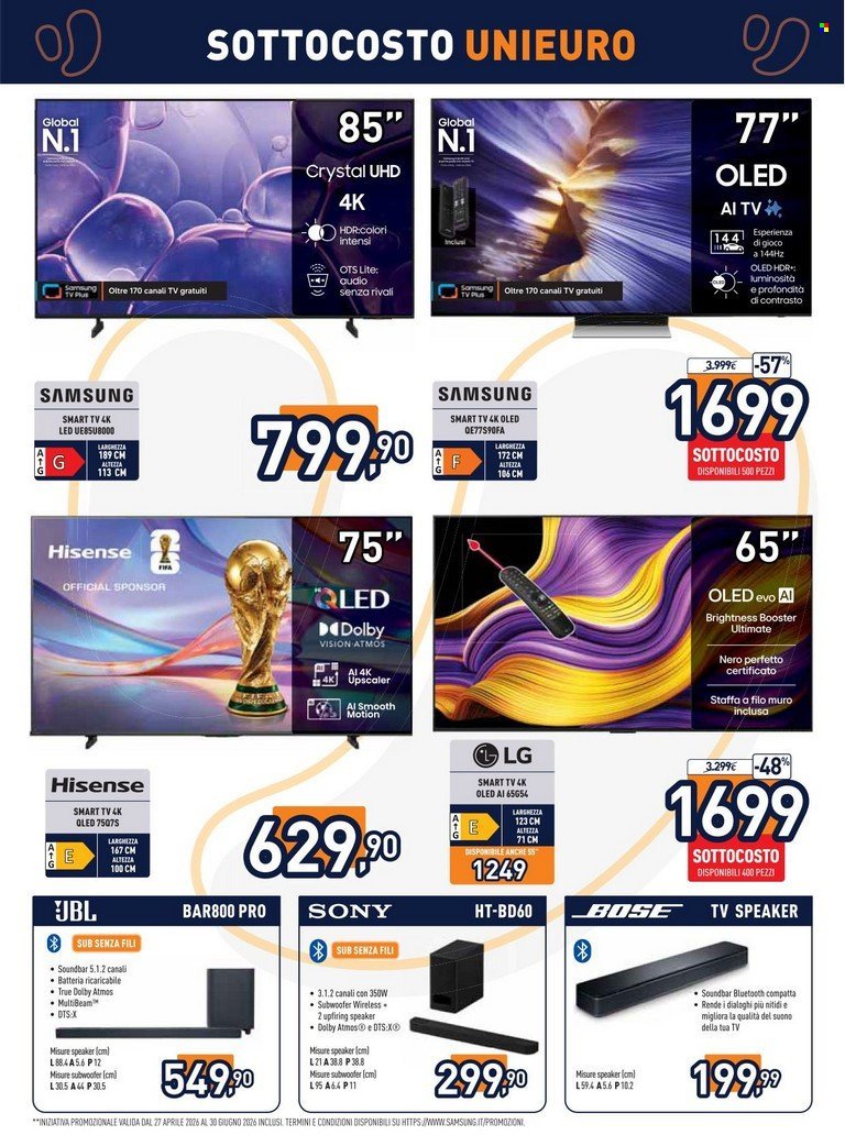 Volantino UNIEURO - Sottocosto