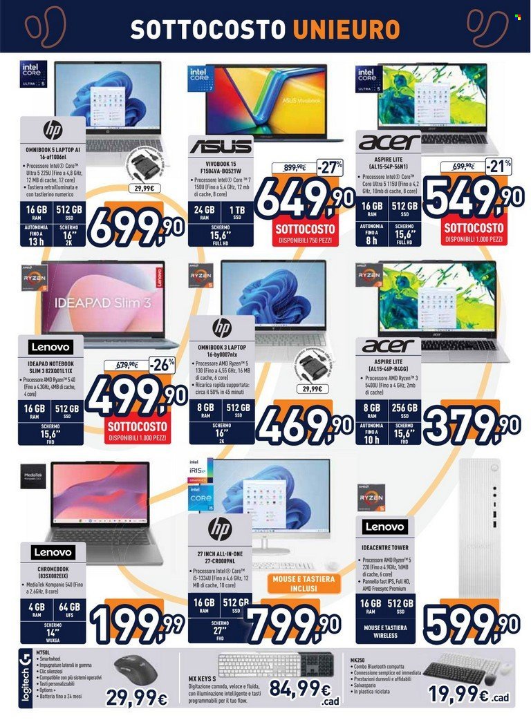 Volantino UNIEURO - Sottocosto