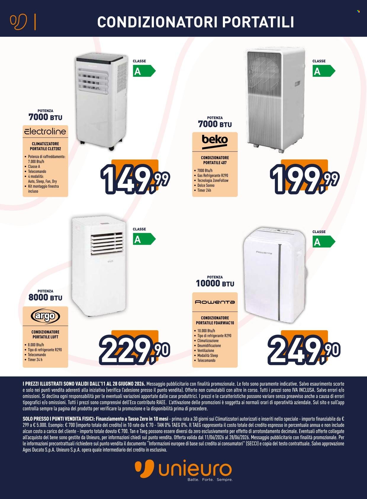 Volantino UNIEURO - Speciale Clima