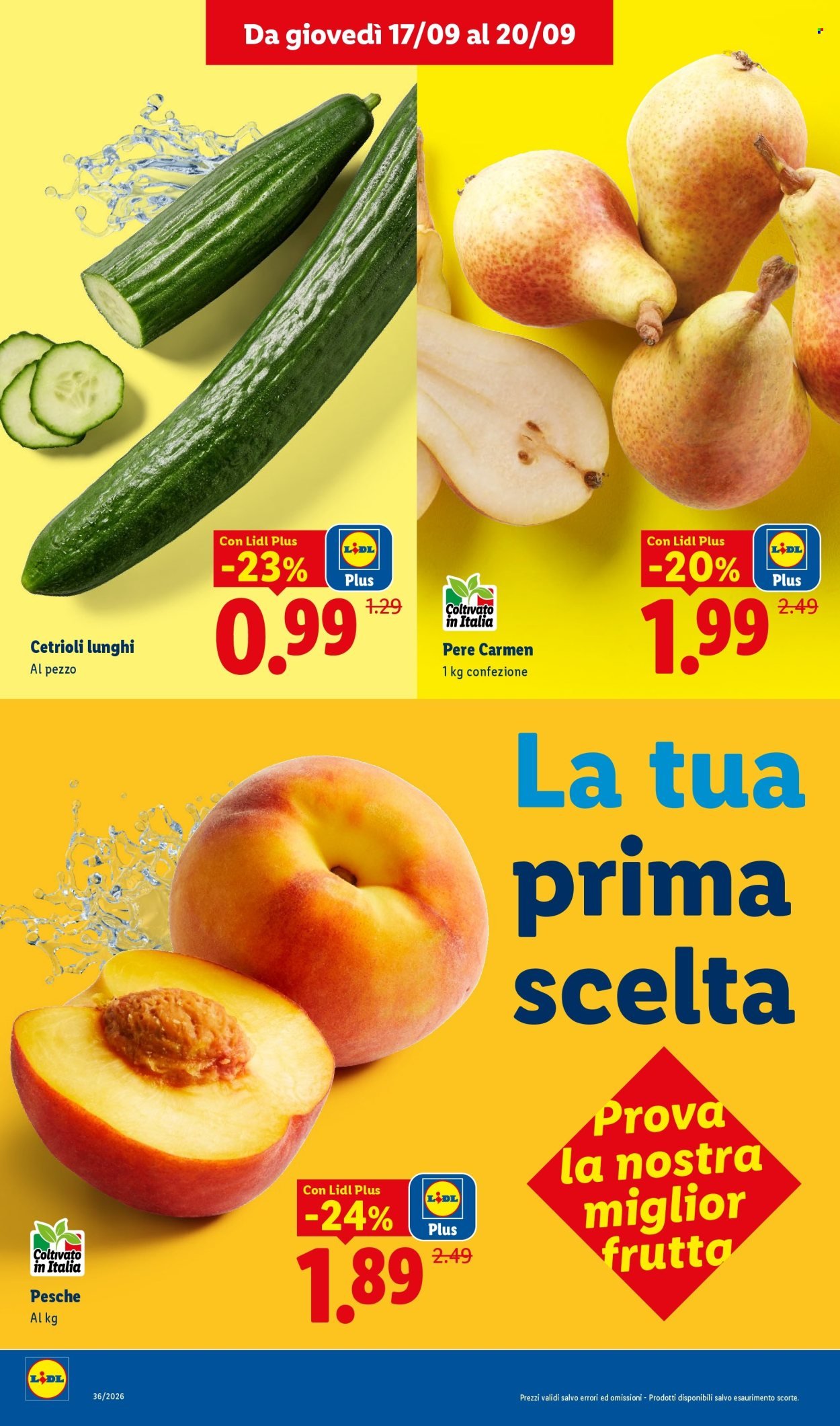 Volantino LIDL - Fresca e conveniente