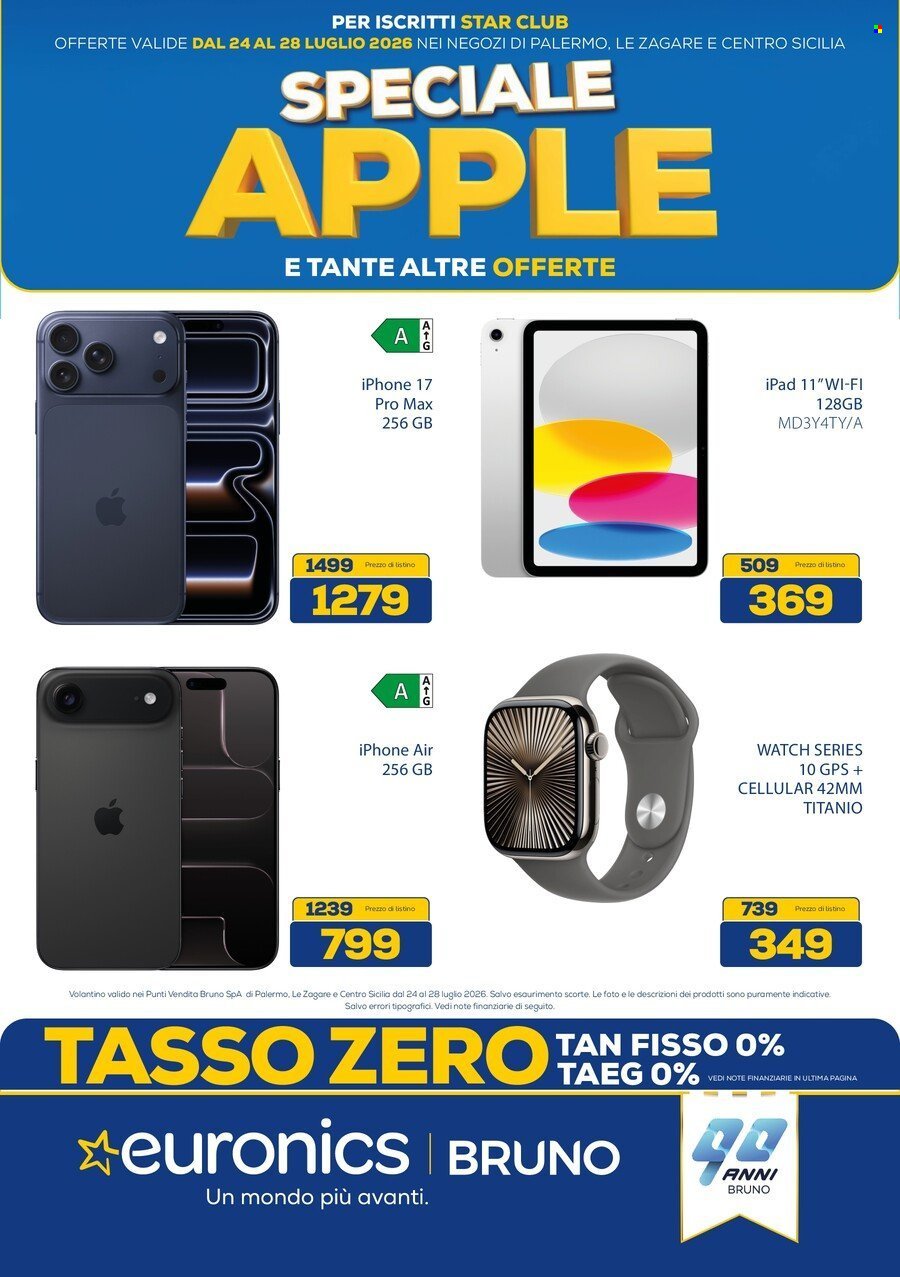 Volantino EURONICS - SPECIALE APPLE