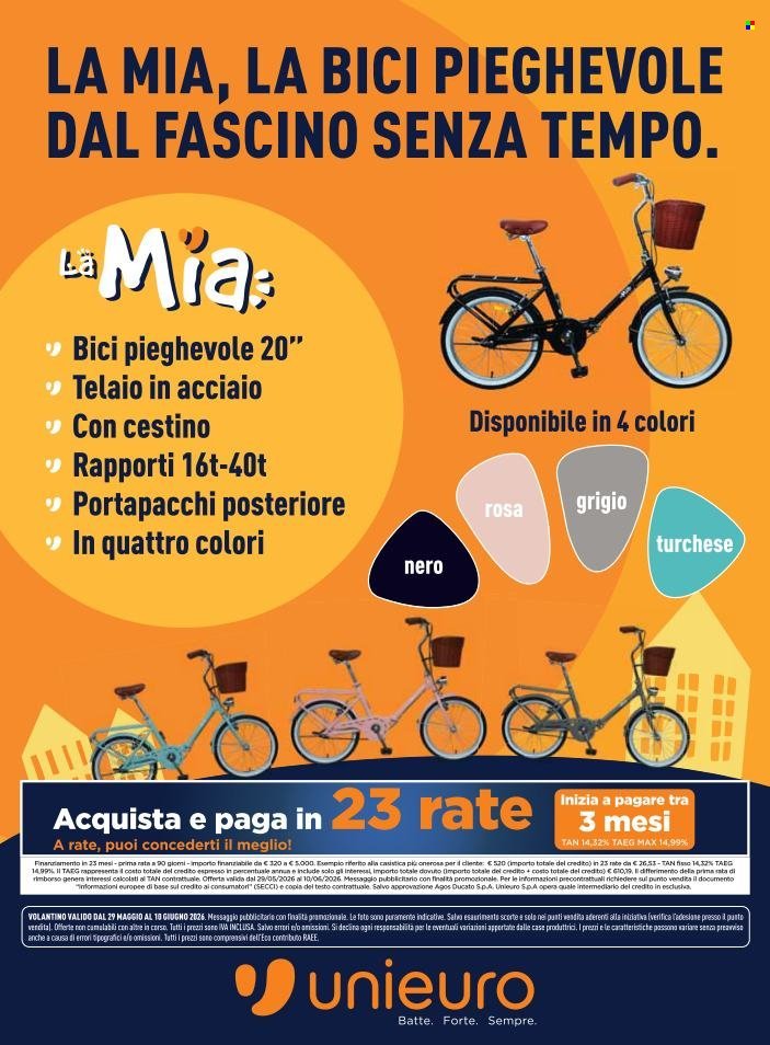 Volantino UNIEURO - La Mia