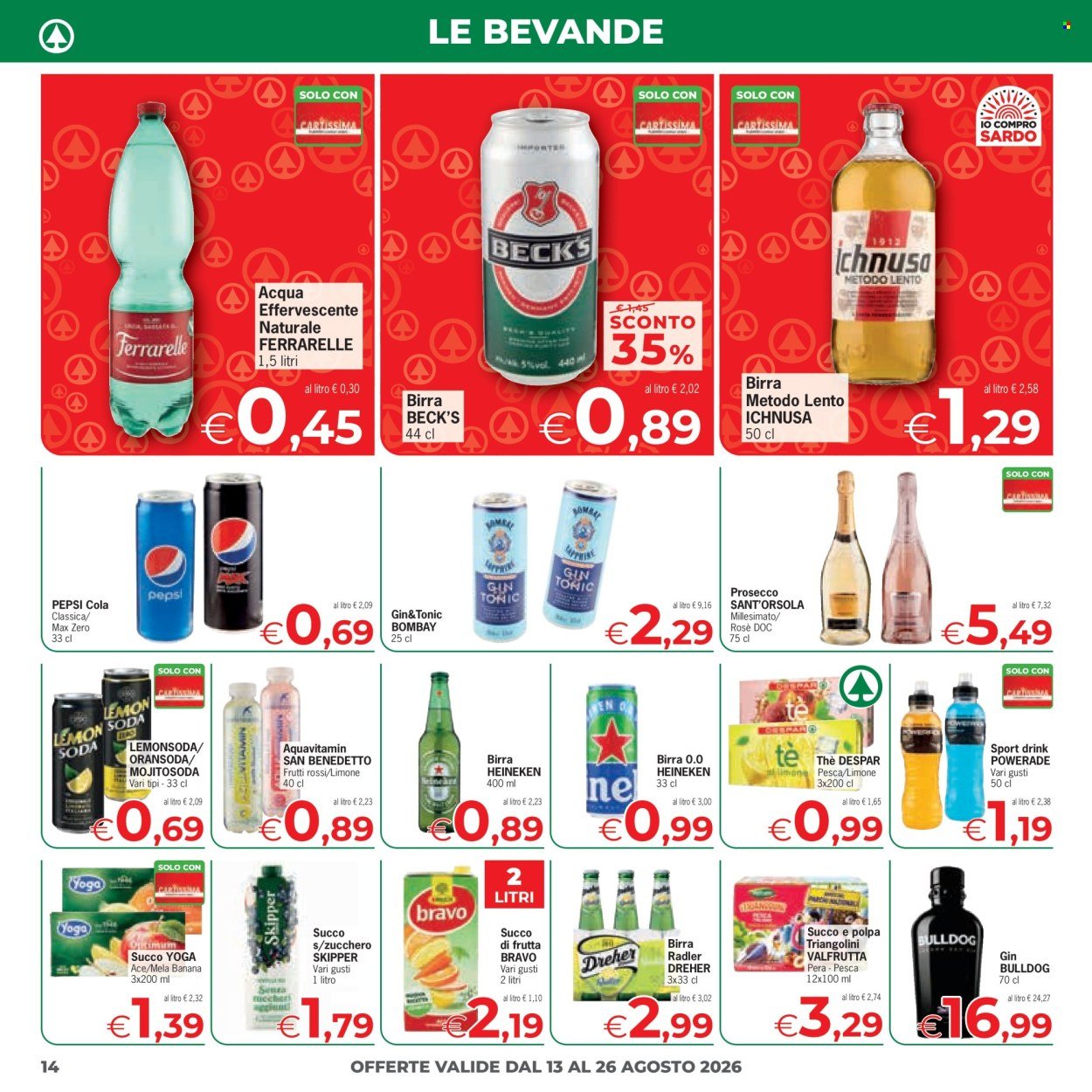 Volantino EUROSPAR - Offerte di Ferraosto