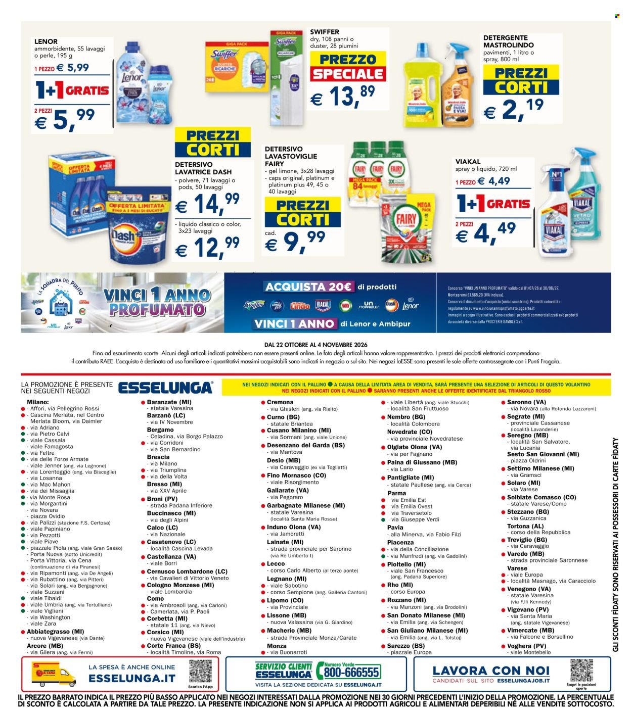 Volantino ESSELUNGA - Offerte d'Autunno