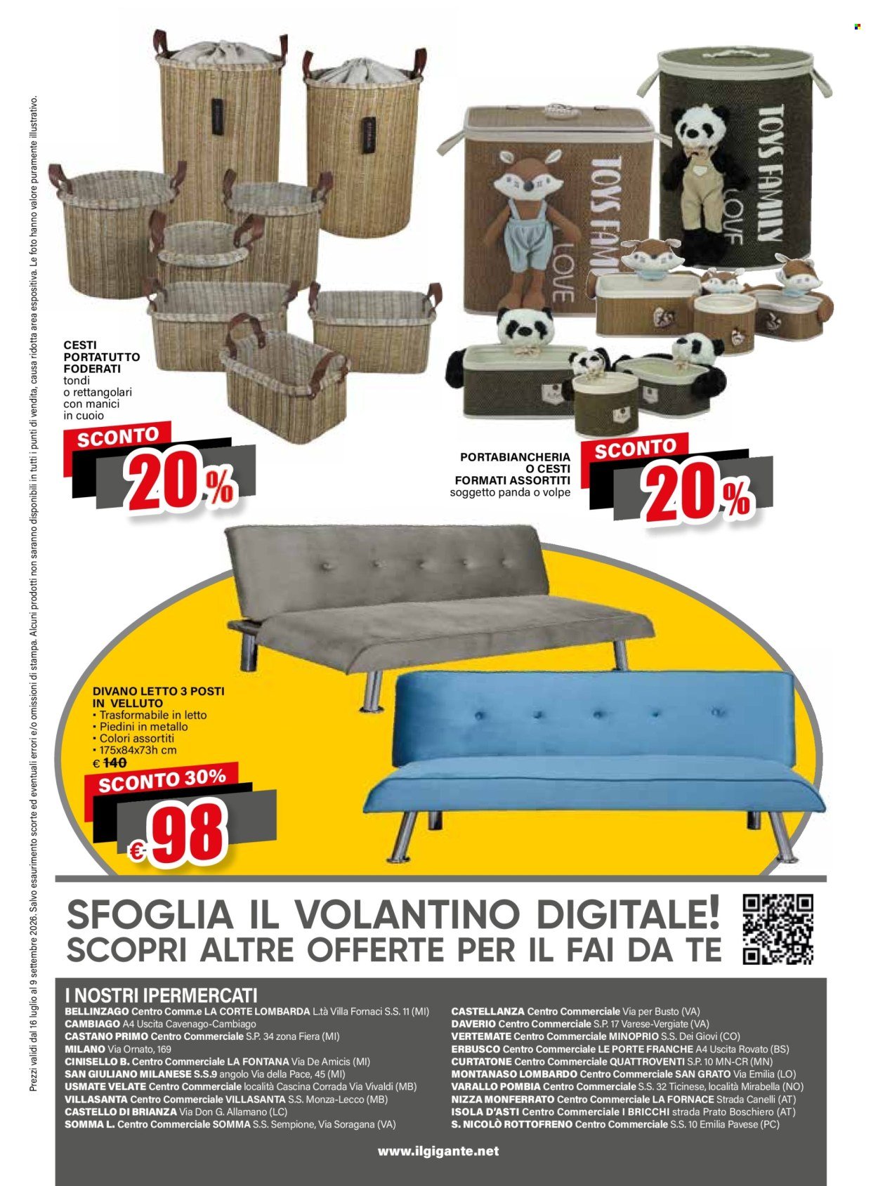 Volantino IL GIGANTE - Da giovedì 16 luglio 2026