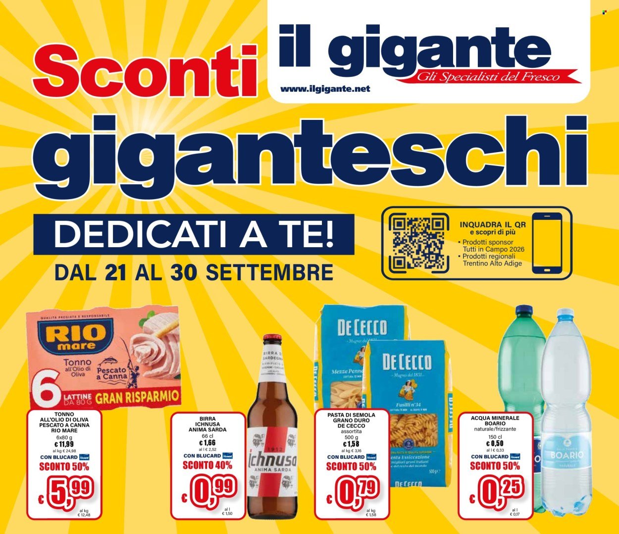 Volantino IL GIGANTE - Sconti giganteschi