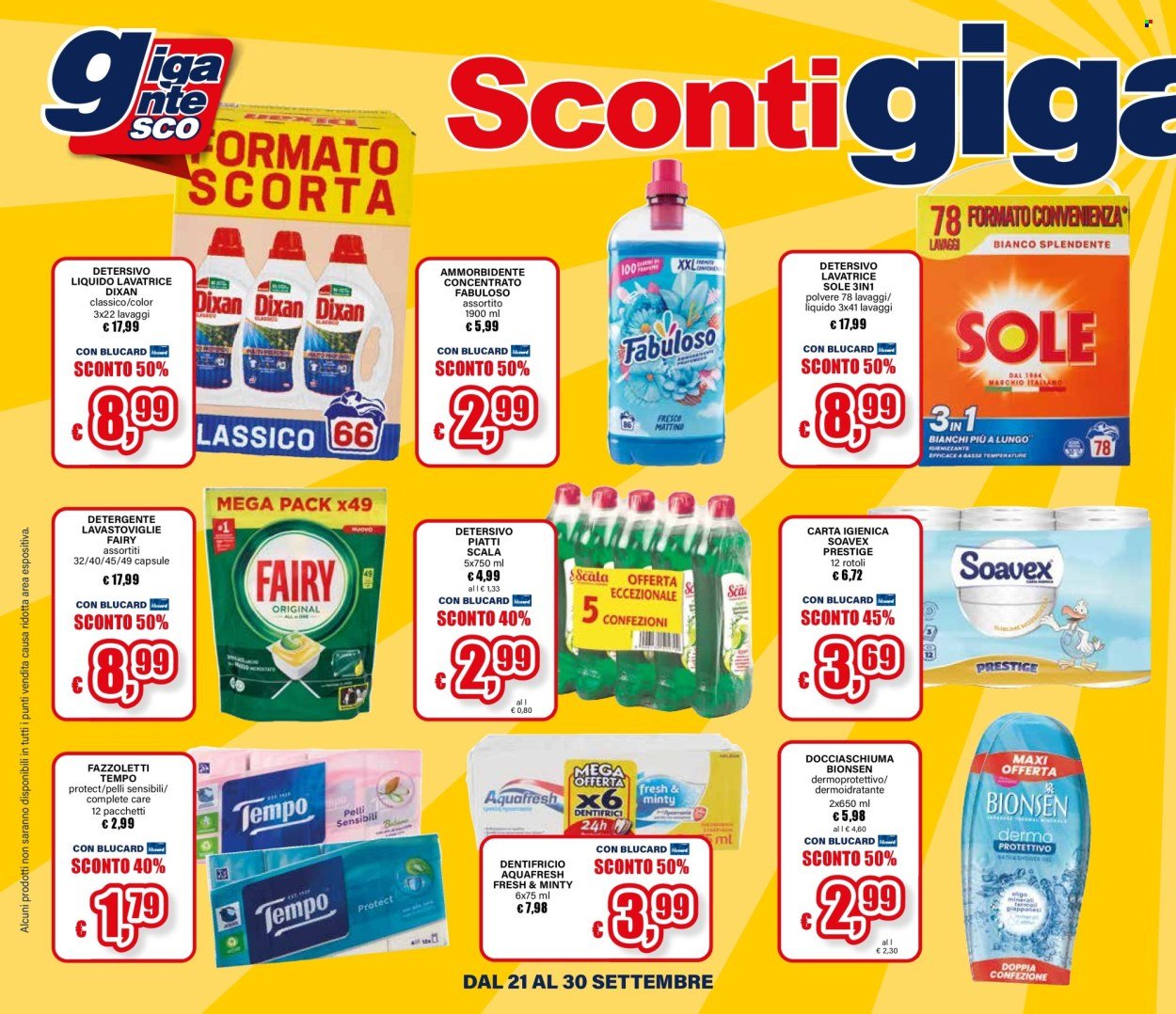 Volantino IL GIGANTE - Sconti giganteschi