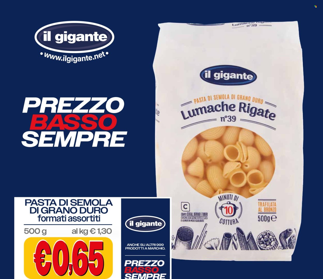 Volantino IL GIGANTE - Sconti giganteschi