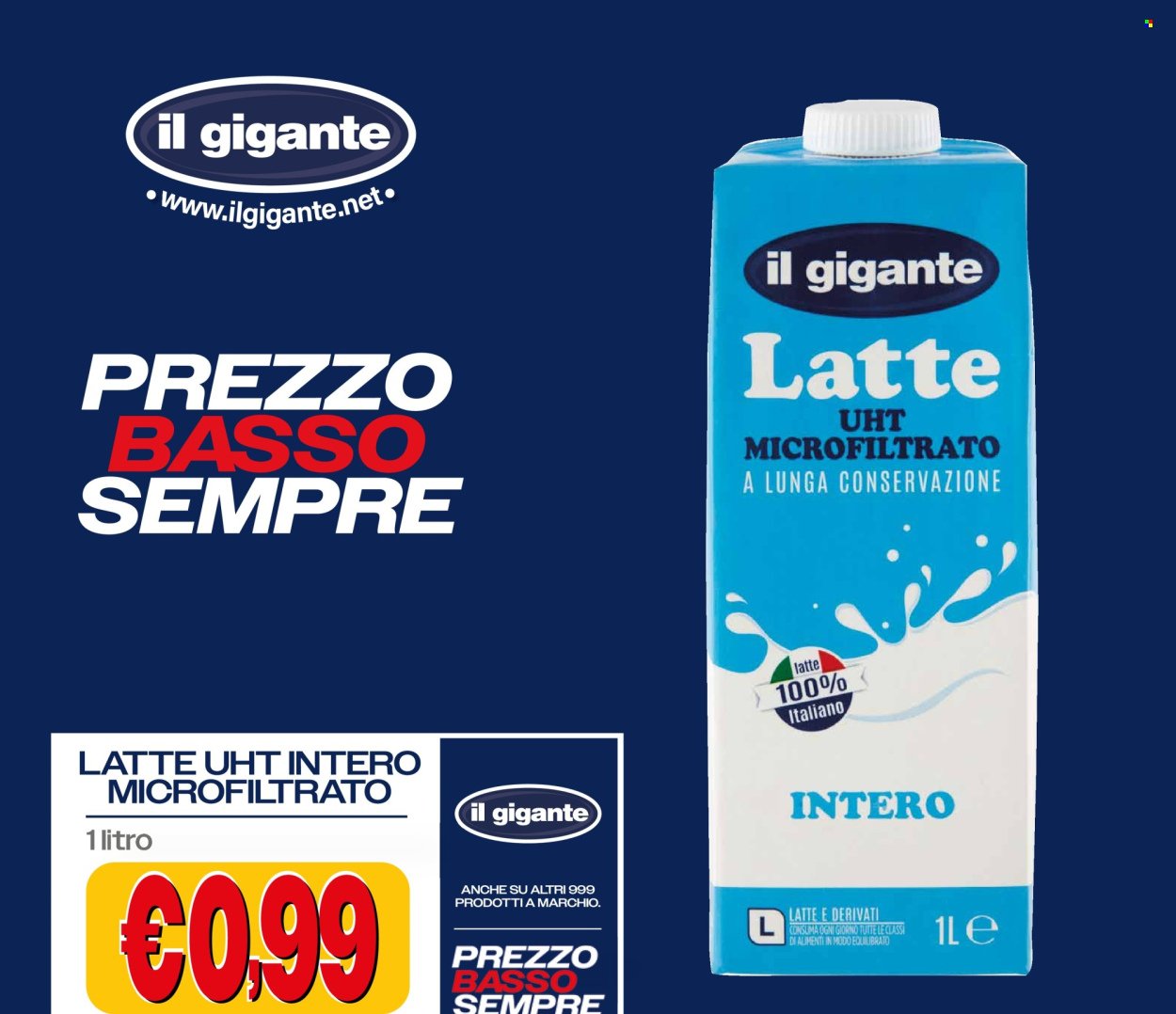 Volantino IL GIGANTE - Sconti giganteschi