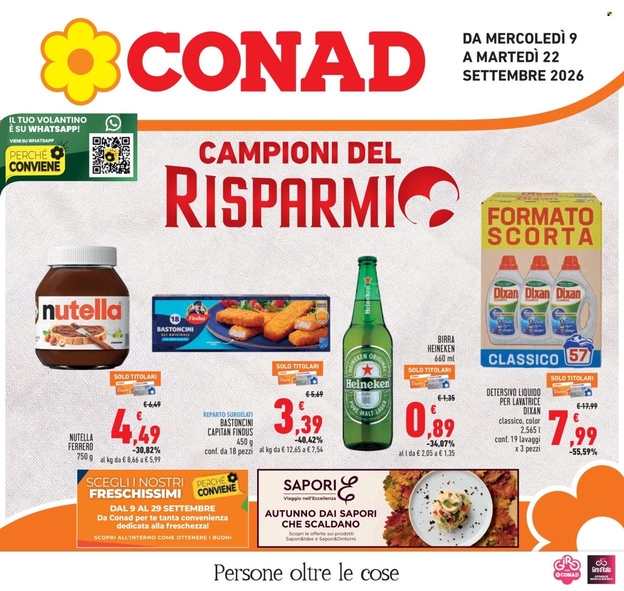 Volantino CONAD - CAMPIONI DEL RISPARMIO