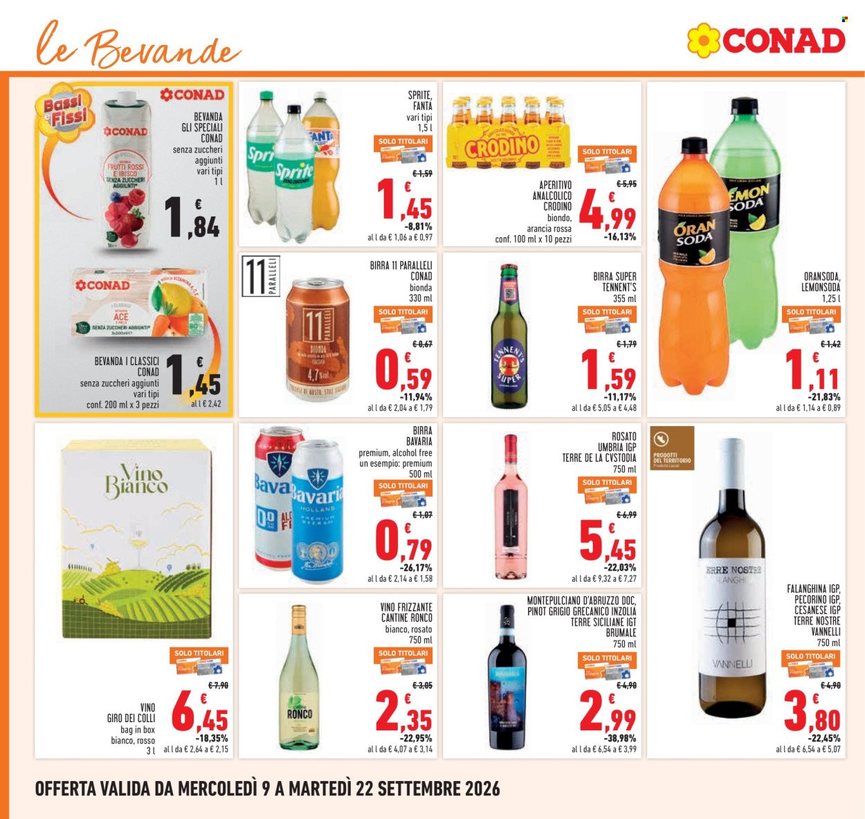 Volantino CONAD - CAMPIONI DEL RISPARMIO