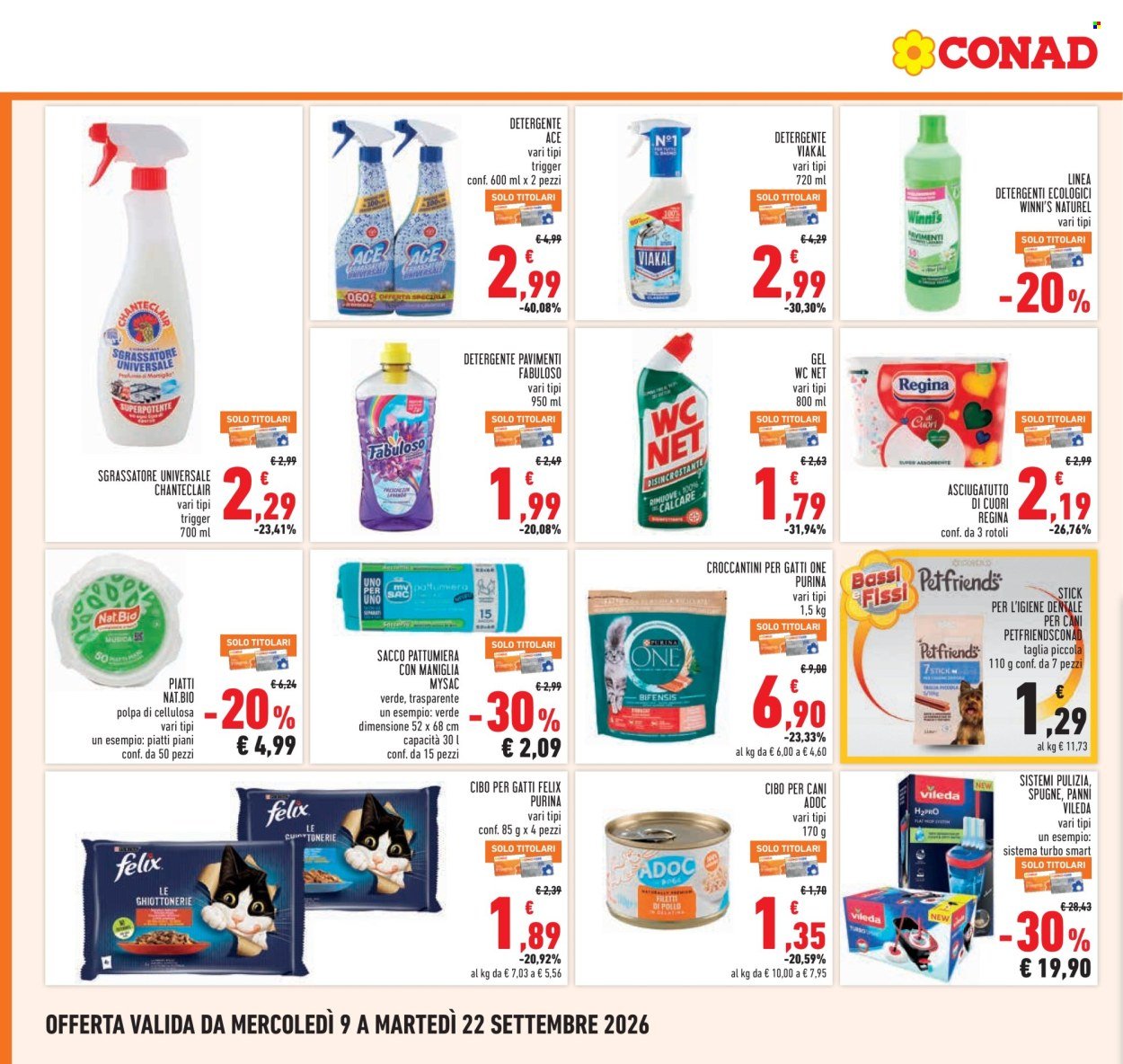 Volantino CONAD - CAMPIONI DEL RISPARMIO